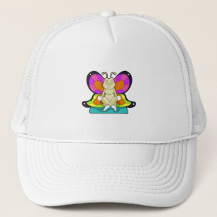 Butterfly vid Yoga i Kor-legged Keps
