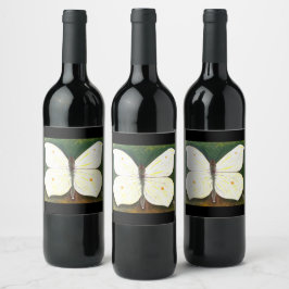 Butterfly vin-etikett vinflaska etikett