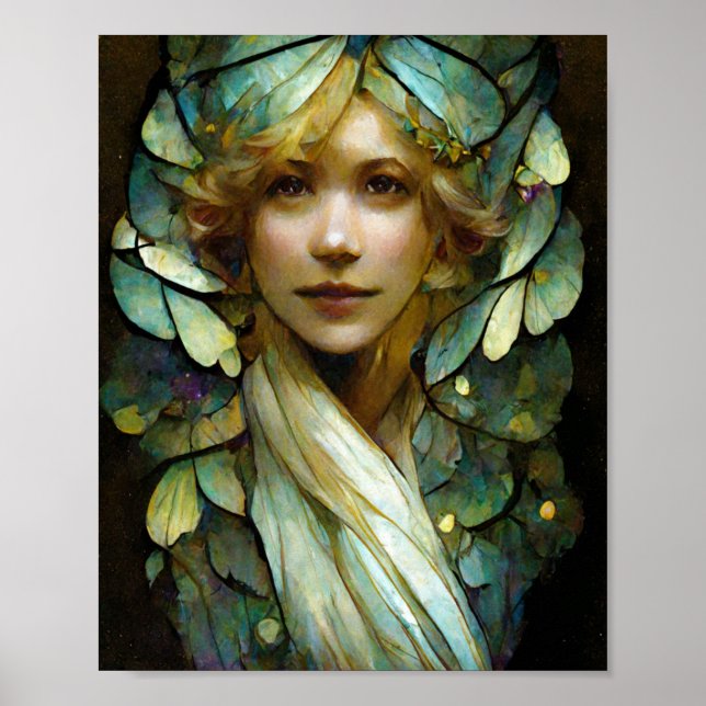 Butterfly Vingar Fantasy Art Poster (Framsidan)