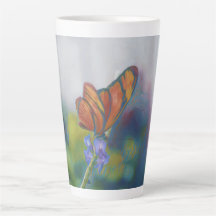 Butterfly Vinge Latte Mugg