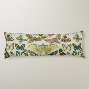 Butterfly Vintage Antique Butterflies Art Kroppskudde