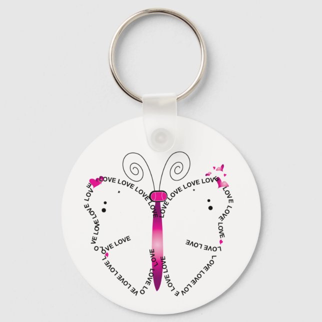 Butterfly Virtues Nyckelring (Framsida)