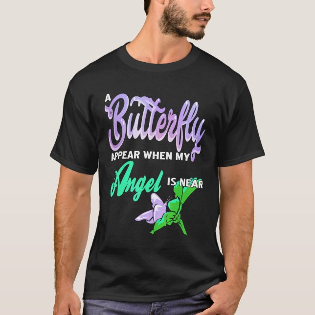 Butterfly visas när min gel är nära Fantastisk för T Shirt (Framsida)