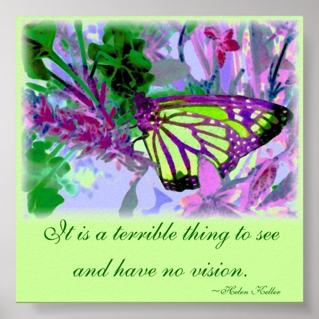 Butterfly Vision Art Poster (Framsidan)