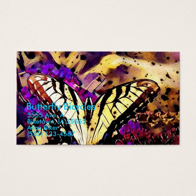 Butterfly Visitkort (Framsidan)