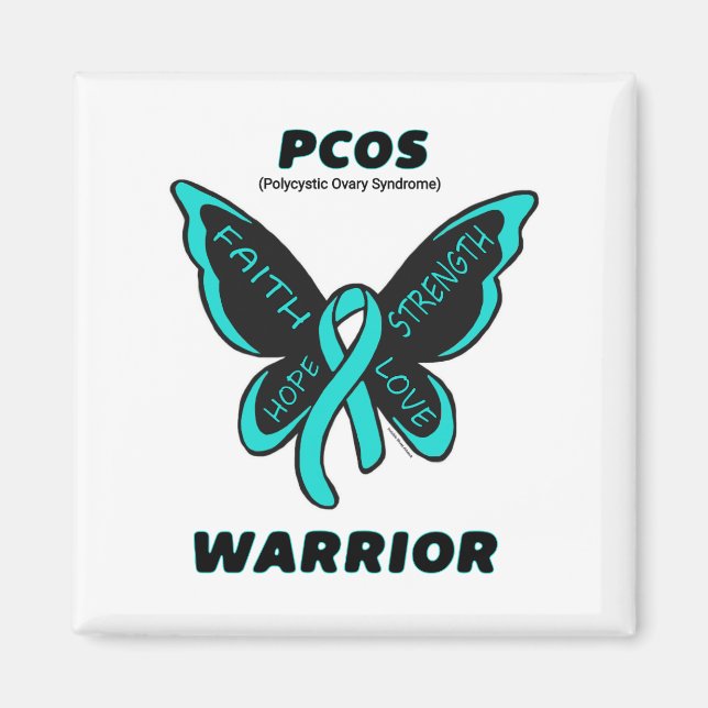 Butterfly/Warrior...PCOS Magnet (Framsidan)