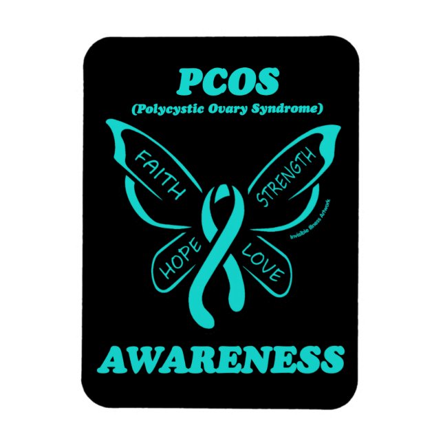 Butterfly/Warrior...PCOS Magnet (Vertikal)