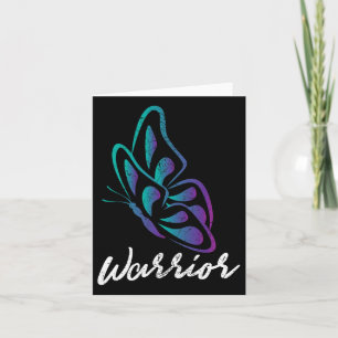 Butterfly Warrior - Suicide Prevention Awareness Kort