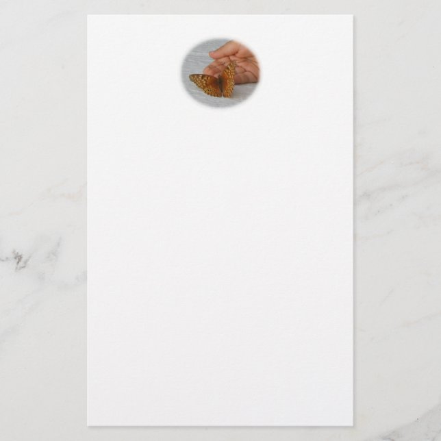 Butterfly Whisperer Stationery Brevpapper (Framsida)