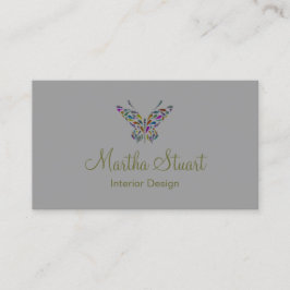 Butterfly Whispers CHANGE FÄRG ~ Affärskort Visitkort