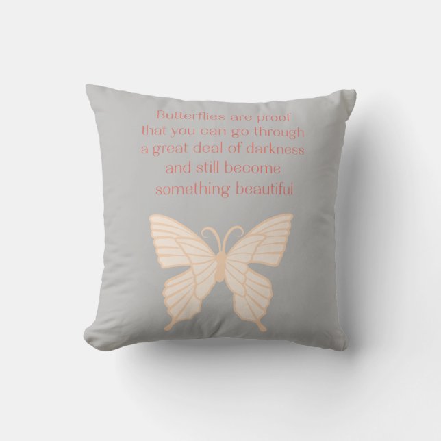 Butterfly Whispers Dekorativ kudde (Framsida)