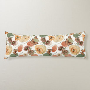 Butterfly Whispers i Earth Tones Kroppskudde