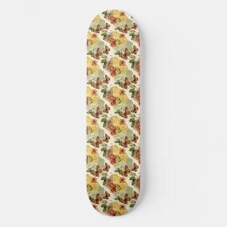 Butterfly Whispers i Earth Tones Mini Skateboard Bräda 18,5 Cm