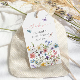 Butterfly WildblomGarden Möhippa Favor Ta Presentetikett