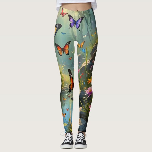 Butterfly Wildlife Leggings (Framsida)