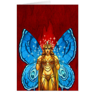 Butterfly Winged Notecard OBS Kort