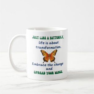 Butterfly Wisdom Kaffemugg