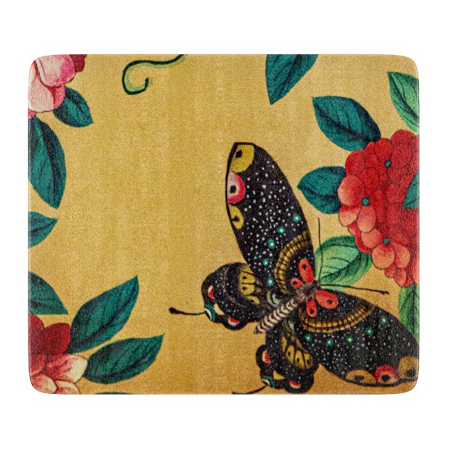 Butterfly with a bush cutting board (Framsidan)