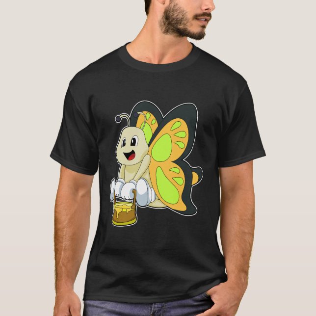 Butterfly with Honey T Shirt (Framsida)