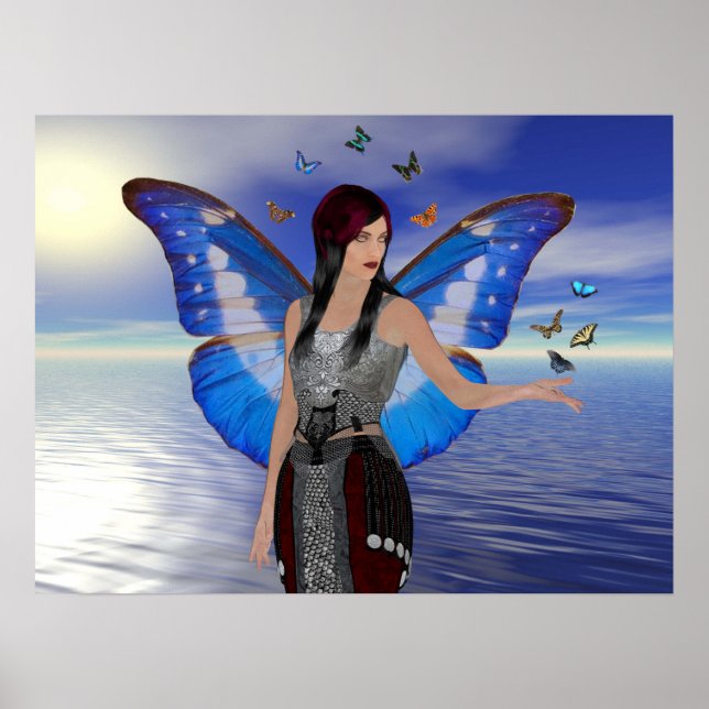 Butterfly Woman Poster (Framsidan)