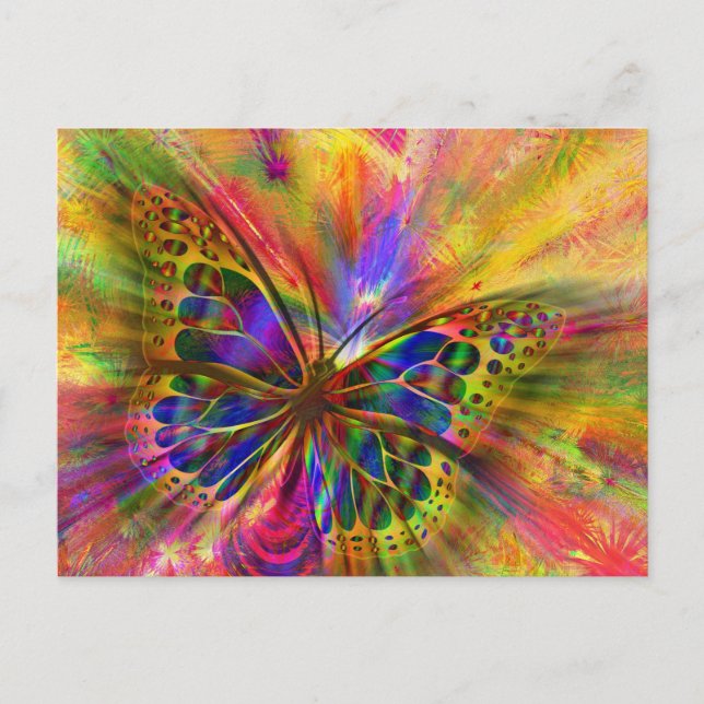 butterflygvykort vykort (Framsida)