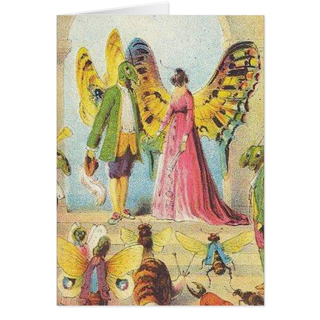 Butterfly's Boll Hälsningskort (Framsidan)