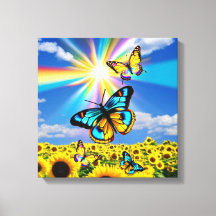 Butterfly's & Sunblommor