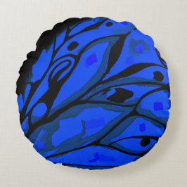 Butterfly's vinge 2 sided (höst och vinter) rund kudde