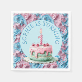 Butterglass Icing Party Birthday Pappersservett