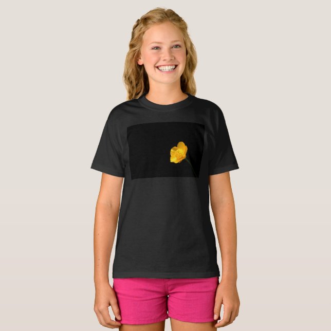 Butterkope Flower gccna T Shirt (Hel framsida)