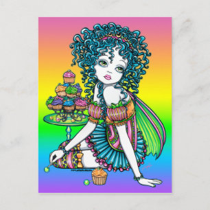 "Butterkoppe" Kopp Cake Candy Couture Rainbow Fair Vykort