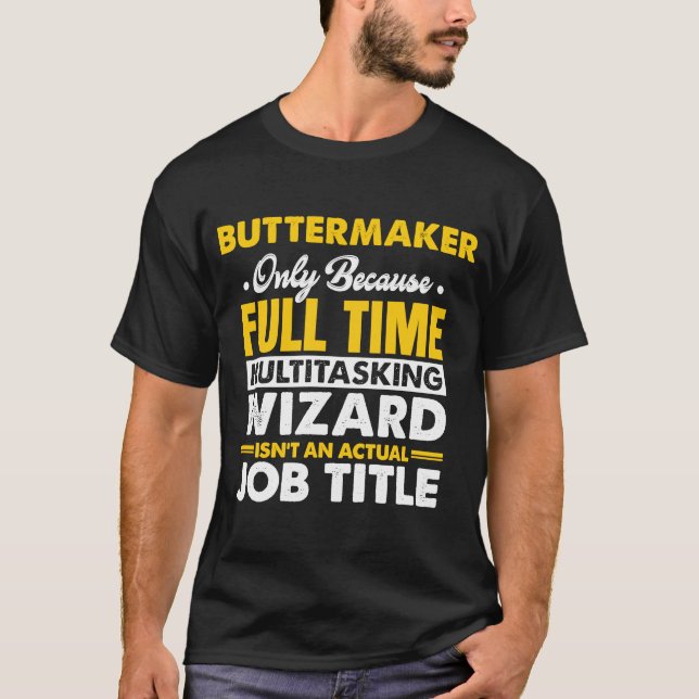 Buttermaker-erbjudare T Shirt (Framsida)