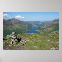 Buttermere och Crummock Vatten Poster