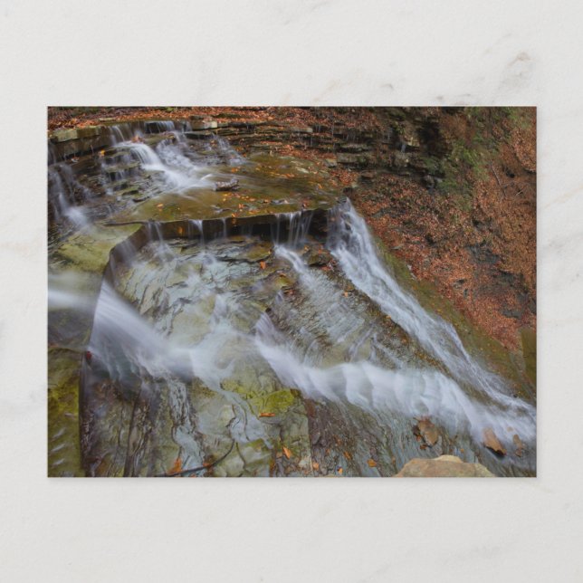 Buttermilk Falls, Cuyahoga Valley Nat'l Park, Ohio Vykort (Framsida)