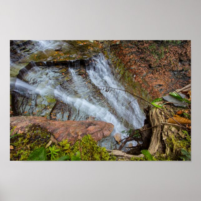 Buttermilk Falls, Cuyahoga Valley NP, Ohio Poster (Framsidan)