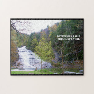 BUTTERMILK FALLS ITHACA NEW YORK JIGSAW PUZZZLE PUSSEL