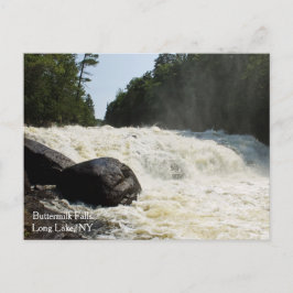 Buttermilk Falls, Long Sjö, NY Vykort