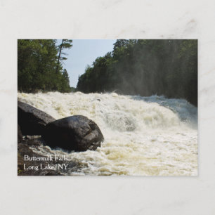 Buttermilk Falls, Long Sjö, NY Vykort
