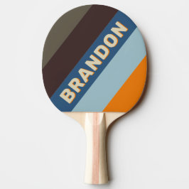 Butternut Fade Bold Randig med Namn Pingisracket
