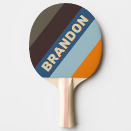 Butternut Fade Bold Randig med Namn Pingisracket