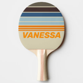 Butternut Fade Horizon Striping med namn Pingisracket