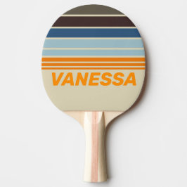 Butternut Fade Horizon Striping med namn Pingisracket
