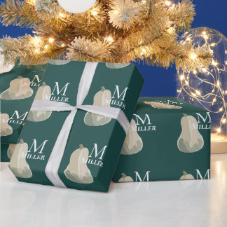 Butternut Squash Thanksgivingfest Monogram Presentpapper