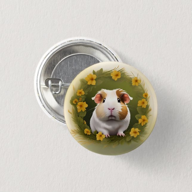 Butterpe Guinea Gris Knapp (Framsida & baksida)