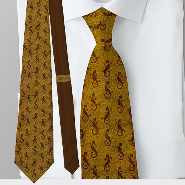 Butterscotch Brown Chameleon NeckTie Slips (Skapare uppladdad)