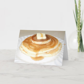 "Butterscotch Pancakes" - tackkort Kort