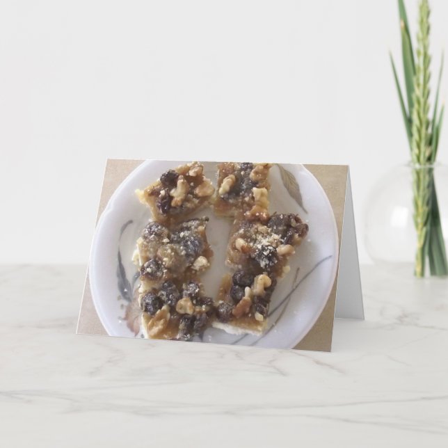 Buttertart Recipe Kort (Framsida)