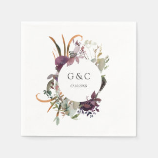 Butterum & Plum Personlig Bröllop Napkin 1 Pappersservett