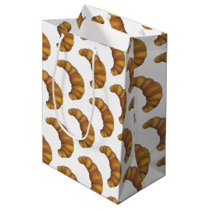 Buttery Flaky Golden Croissant Fransk Pastry Food