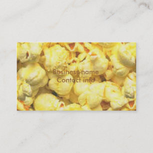 BUTTERY POPCORN VISITKORT